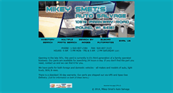Desktop Screenshot of mikeysmetsautoparts.com